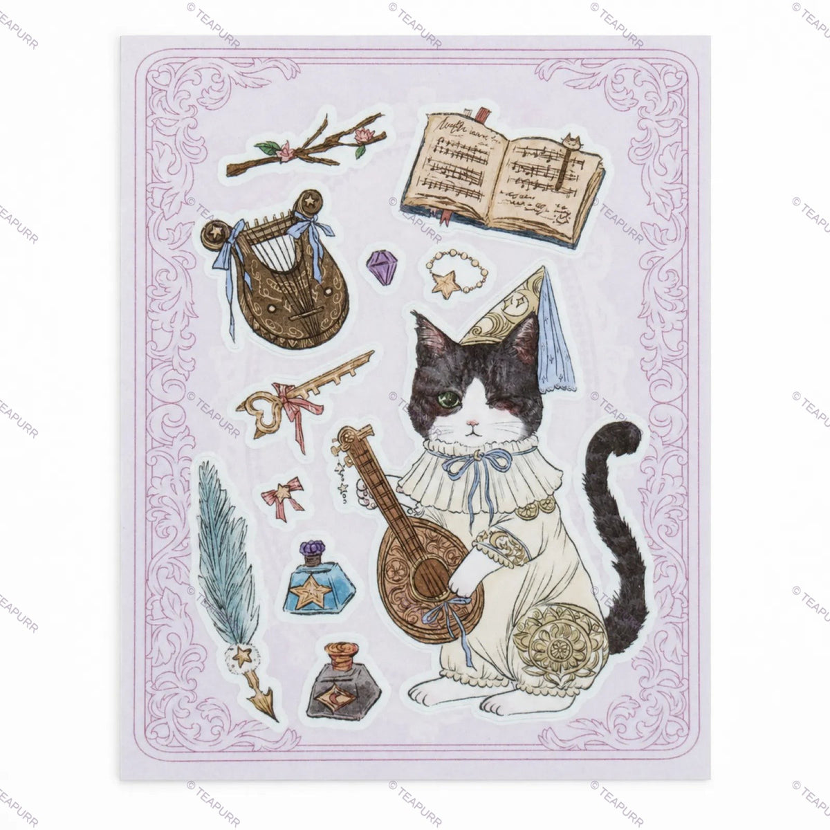 Starlight Theatre · Jester Sticker Sheet