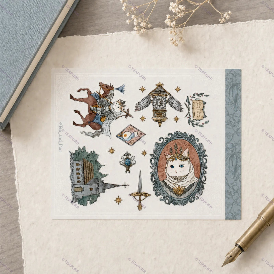 Fantasy Knight · Sticker Sheet