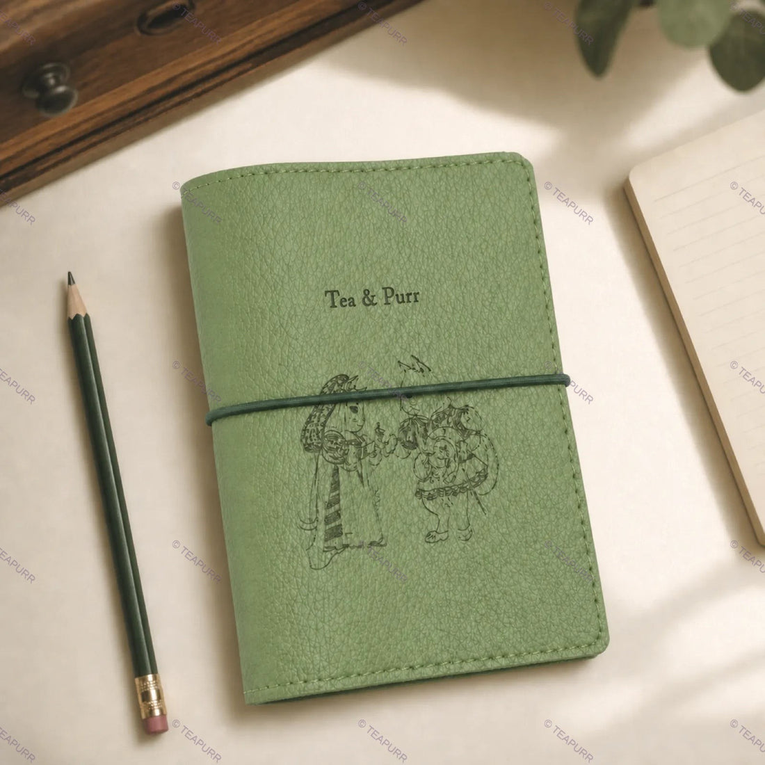 Afternoon Tea · Sage Green Mini Journal