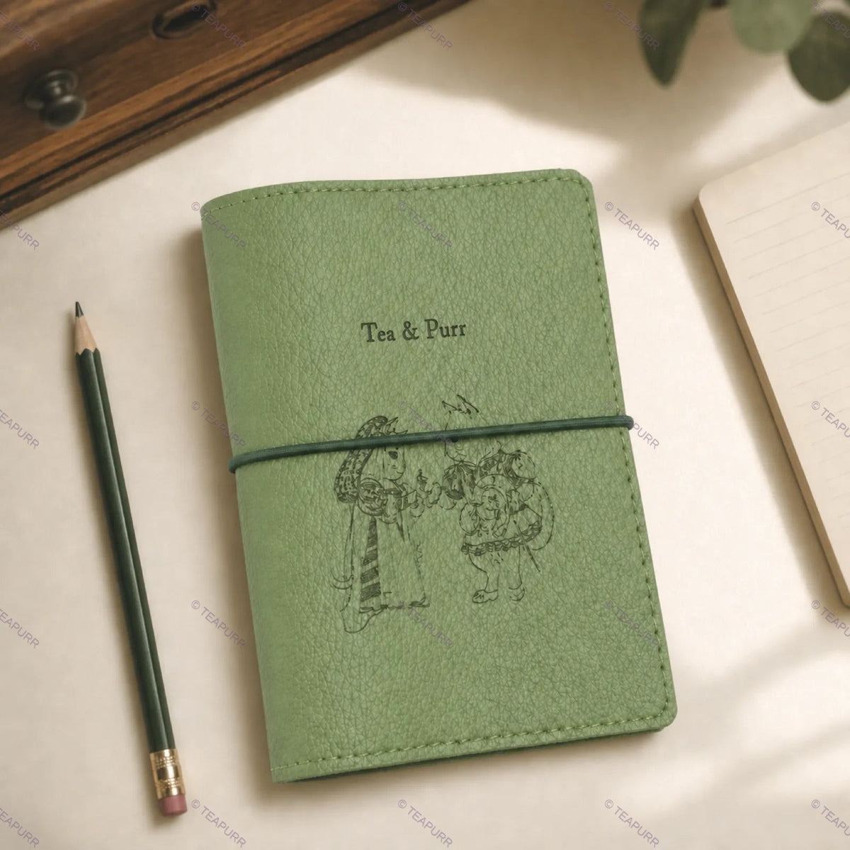 Afternoon Tea · Sage Green Mini Journal