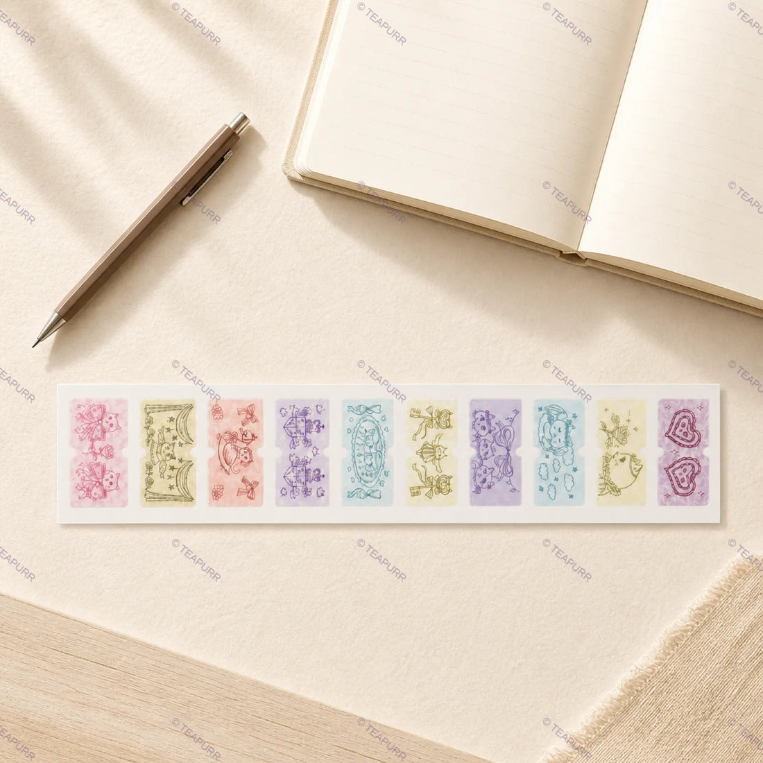 Rainbow Pastel · Ticket Sticker Set