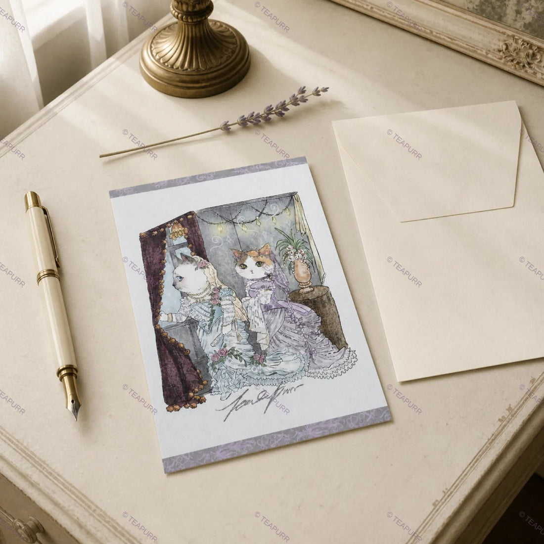 An Evening in the Parlour · Postcard