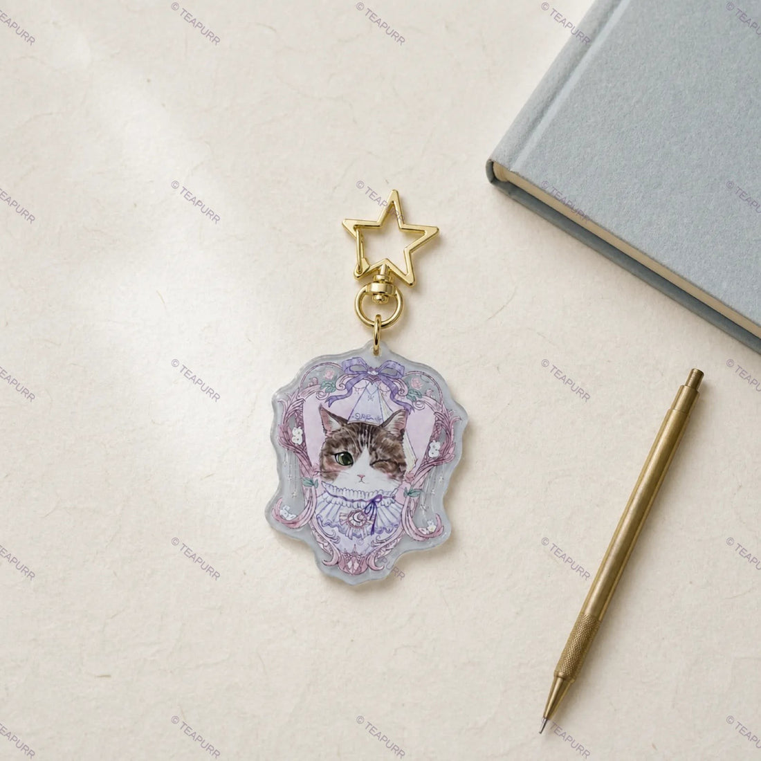 La Belle Chatte · Acrylic Bag Charm