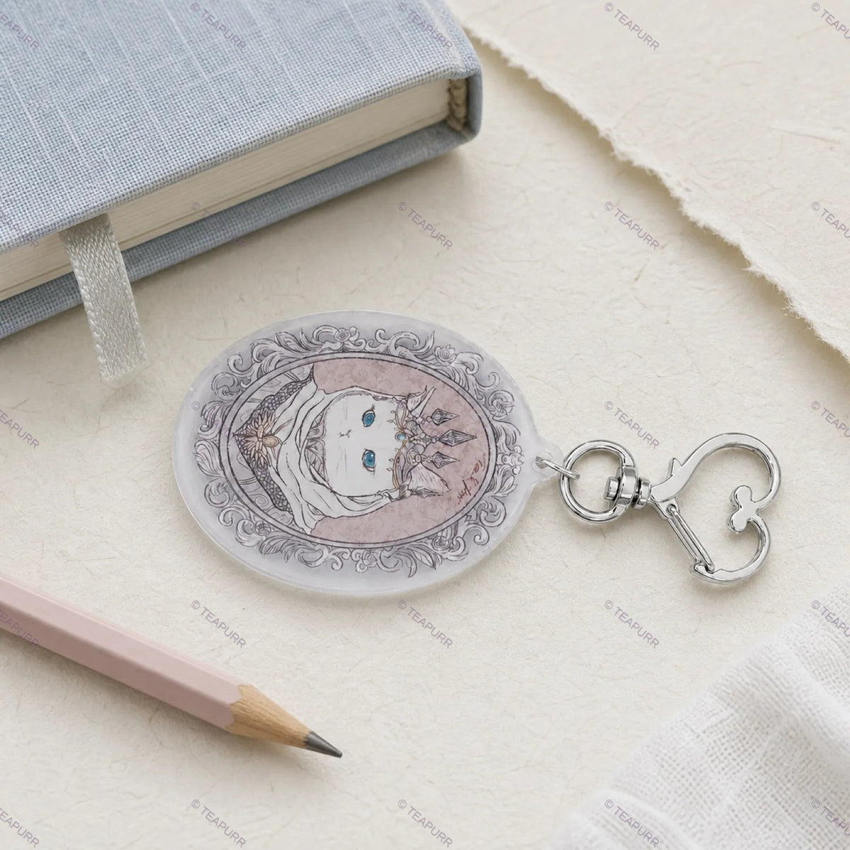 Portrait of a Lady · Acrylic Keychain