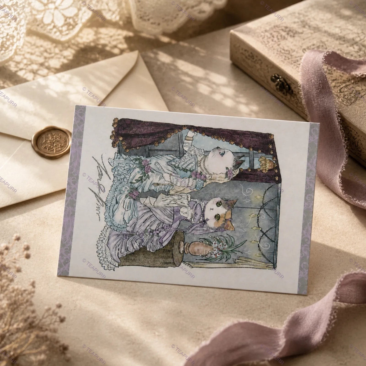 An Evening in the Parlour · Postcard