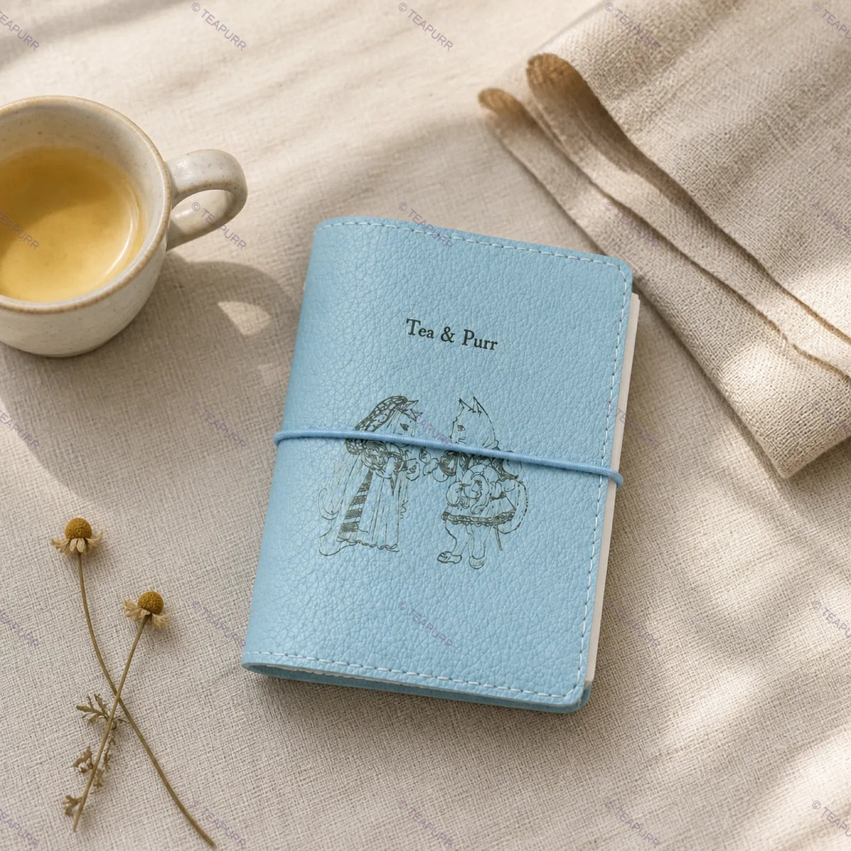 Afternoon Tea · Sky Blue Mini Journal