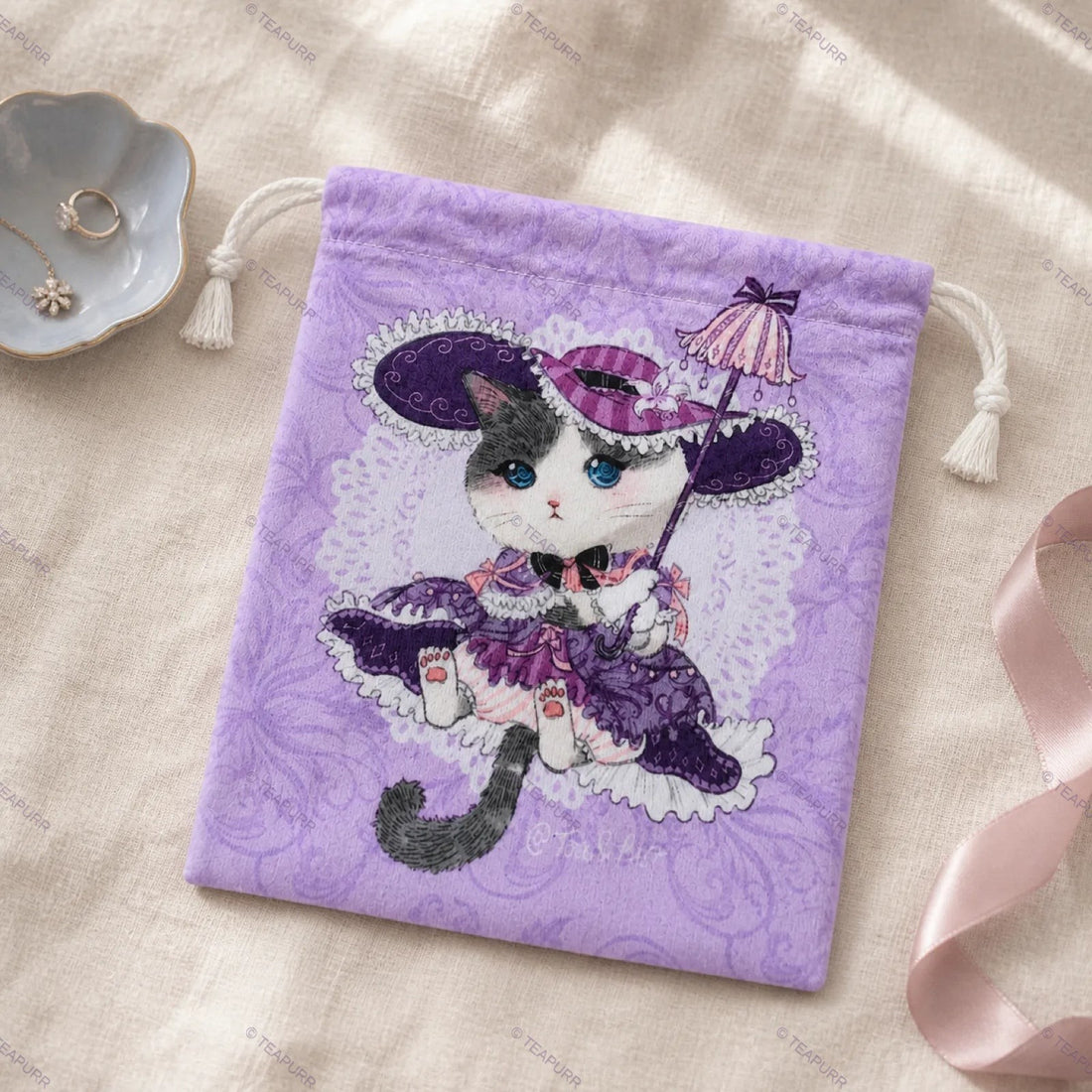 Petit à Petit · Drawstring Pouch