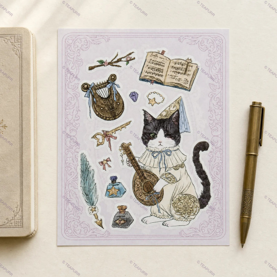 Starlight Theatre · Jester Sticker Sheet