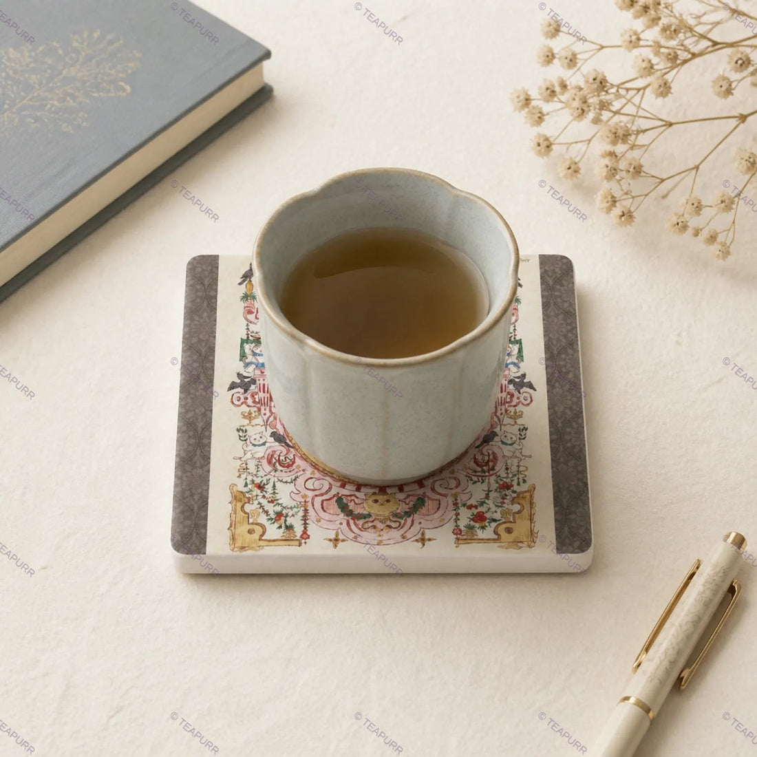 The Royal Court · Clay Coaster