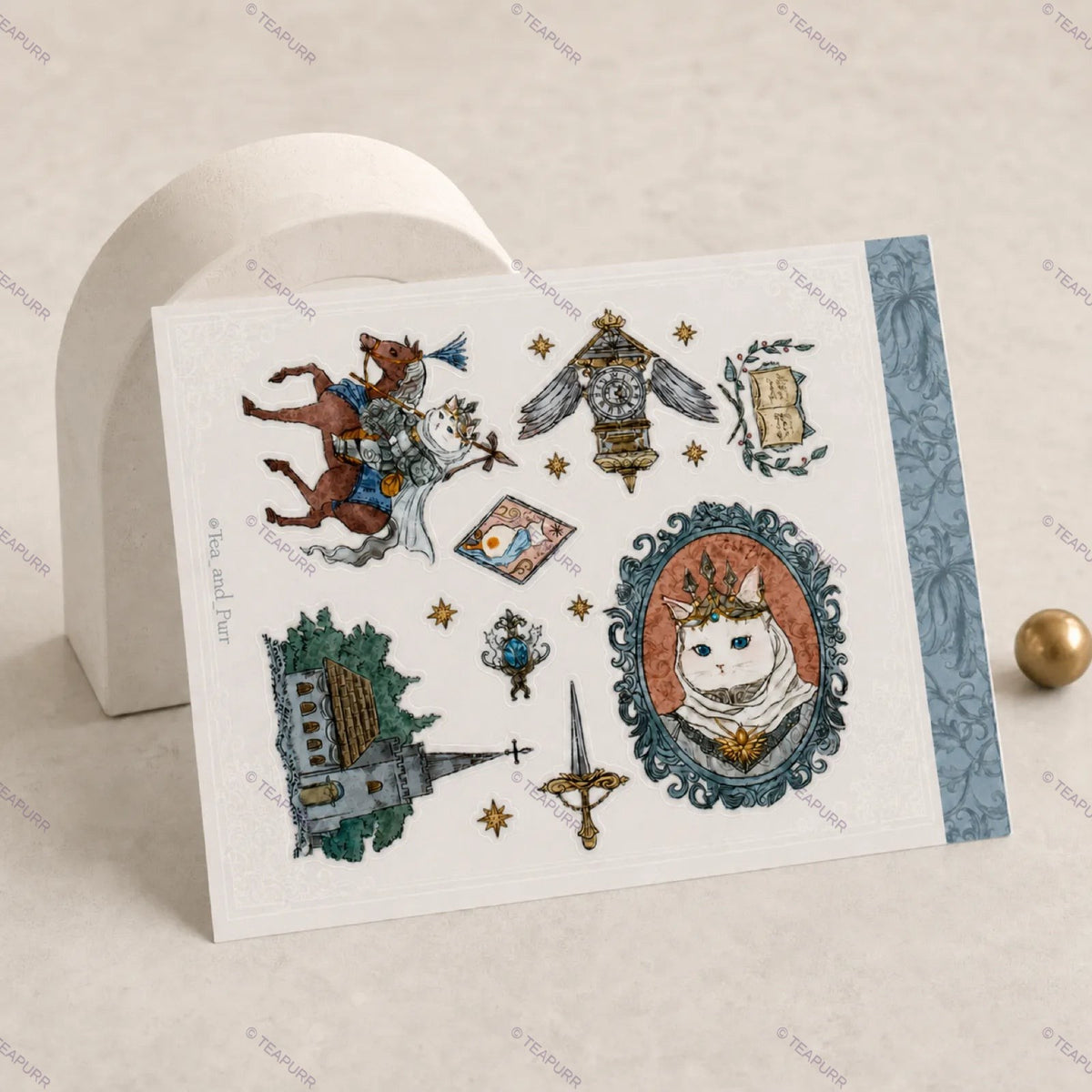 Fantasy Knight · Sticker Sheet