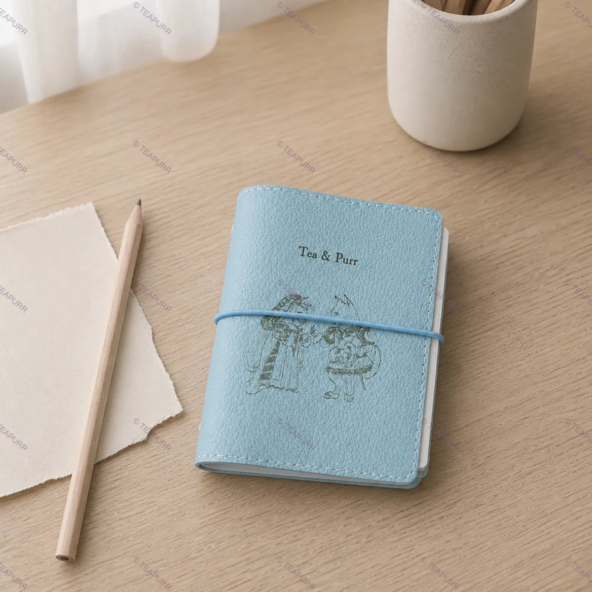 Afternoon Tea · Sky Blue Mini Journal