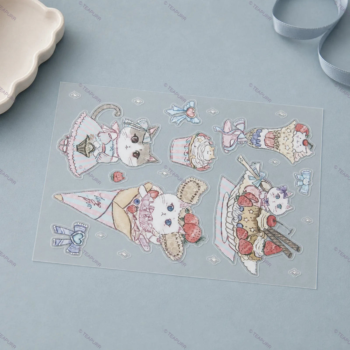 Strawberry Sweets · Holographic Sticker Sheet