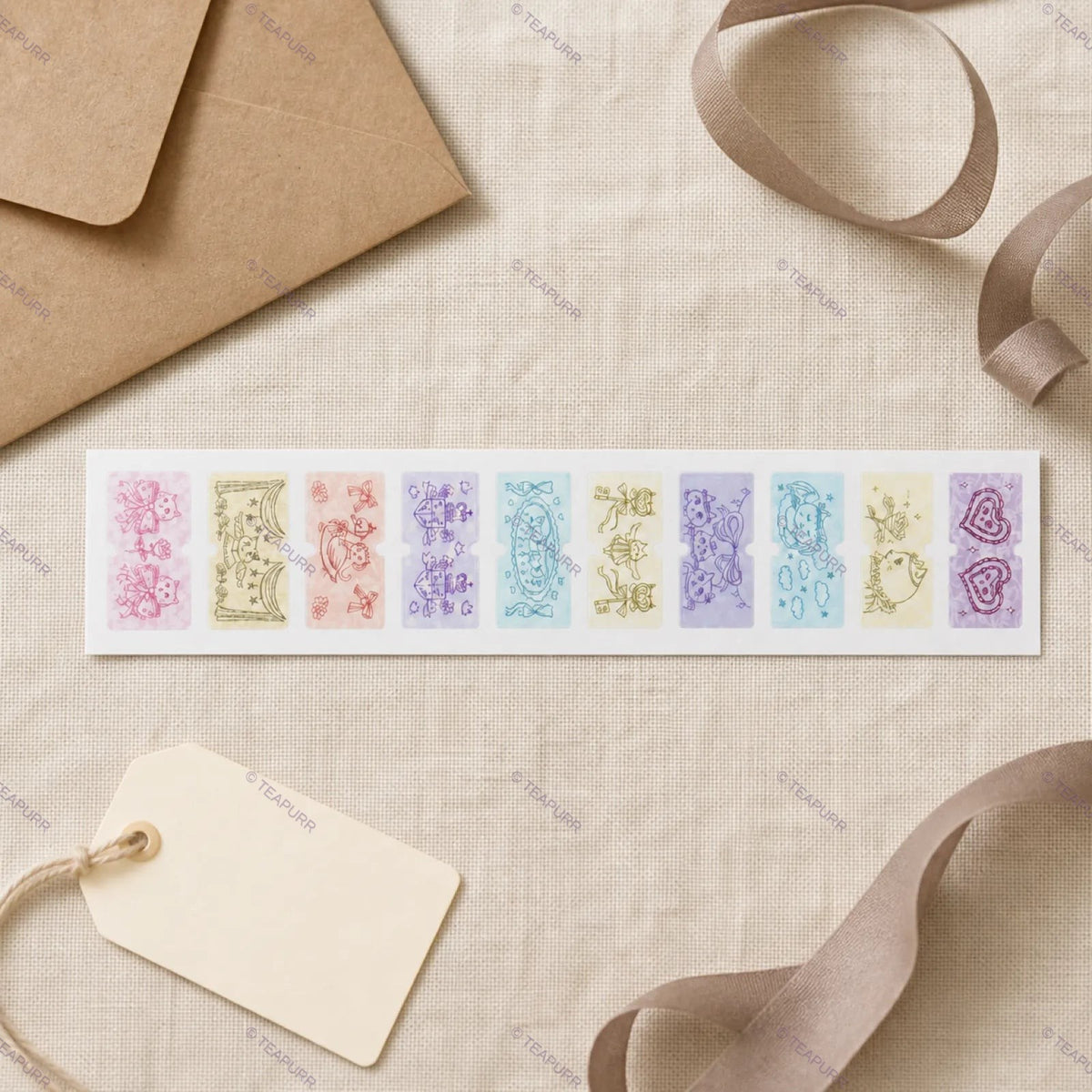 Rainbow Pastel · Ticket Sticker Set