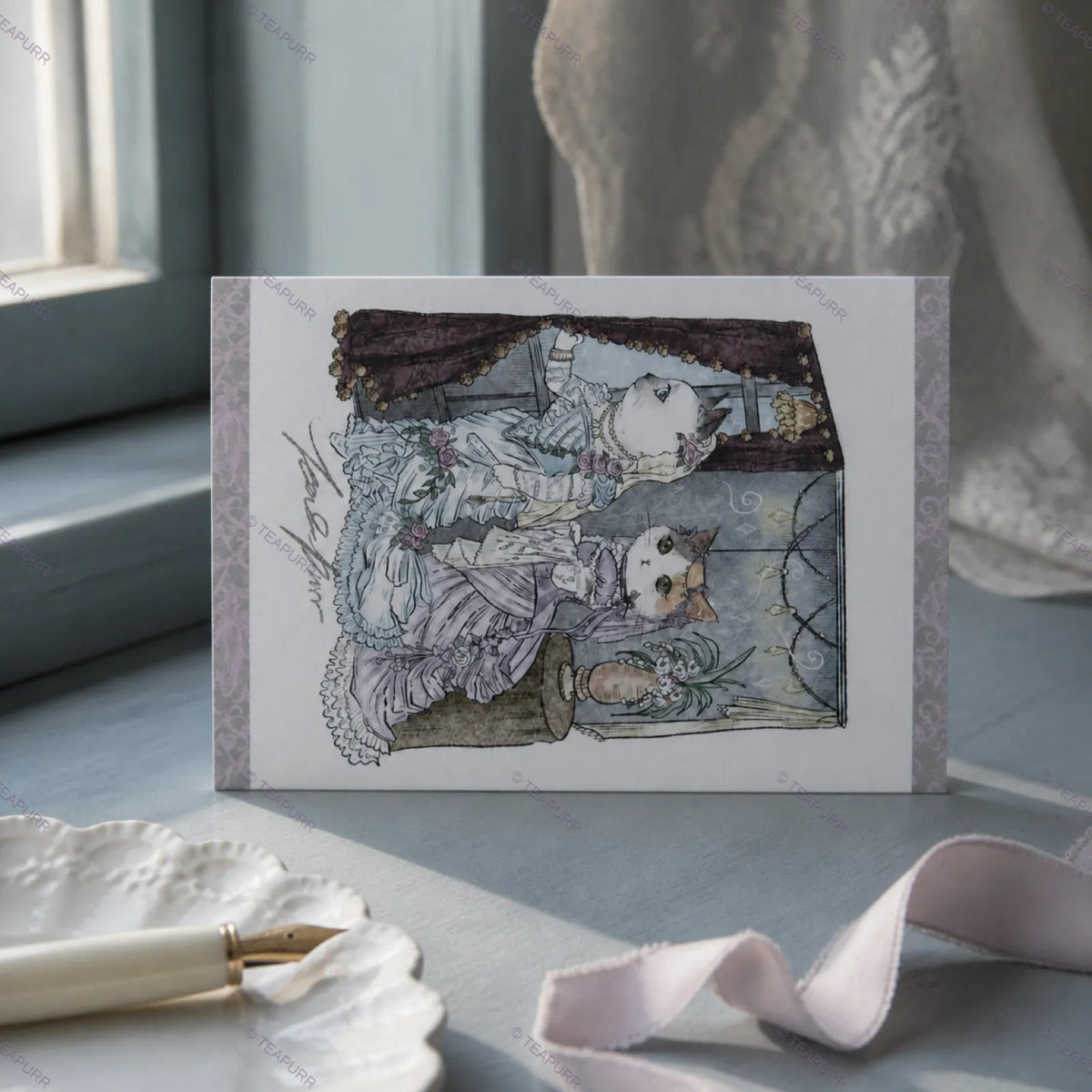 An Evening in the Parlour · Postcard