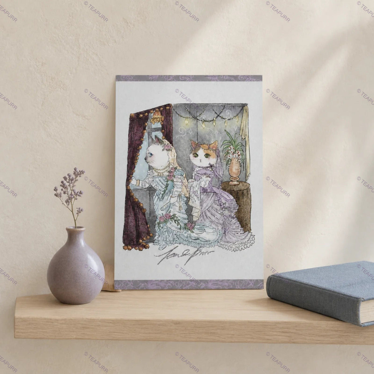 An Evening in the Parlour · Postcard