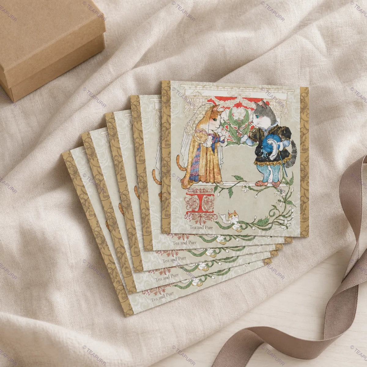 Renaissance Cat · Postcard Set