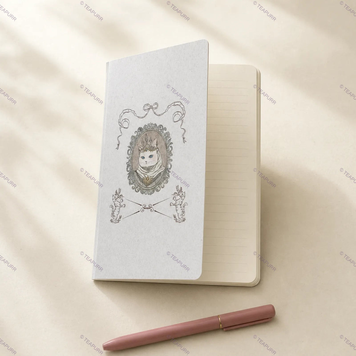 White Cat Queen · Mini Notebook