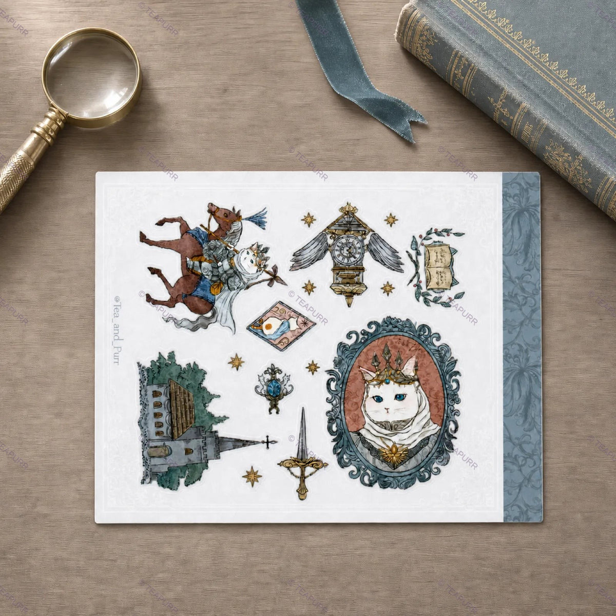 Fantasy Knight · Sticker Sheet