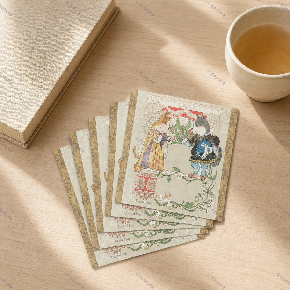 Renaissance Cat · Postcard Set