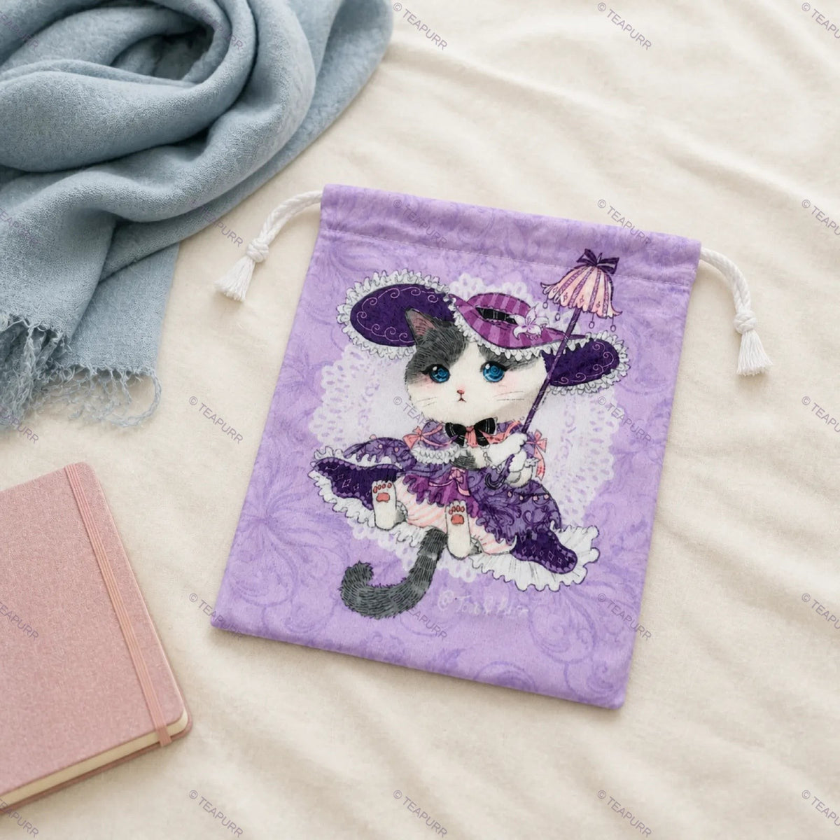 Petit à Petit · Drawstring Pouch