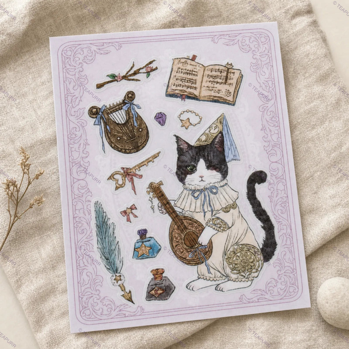 Starlight Theatre · Jester Sticker Sheet
