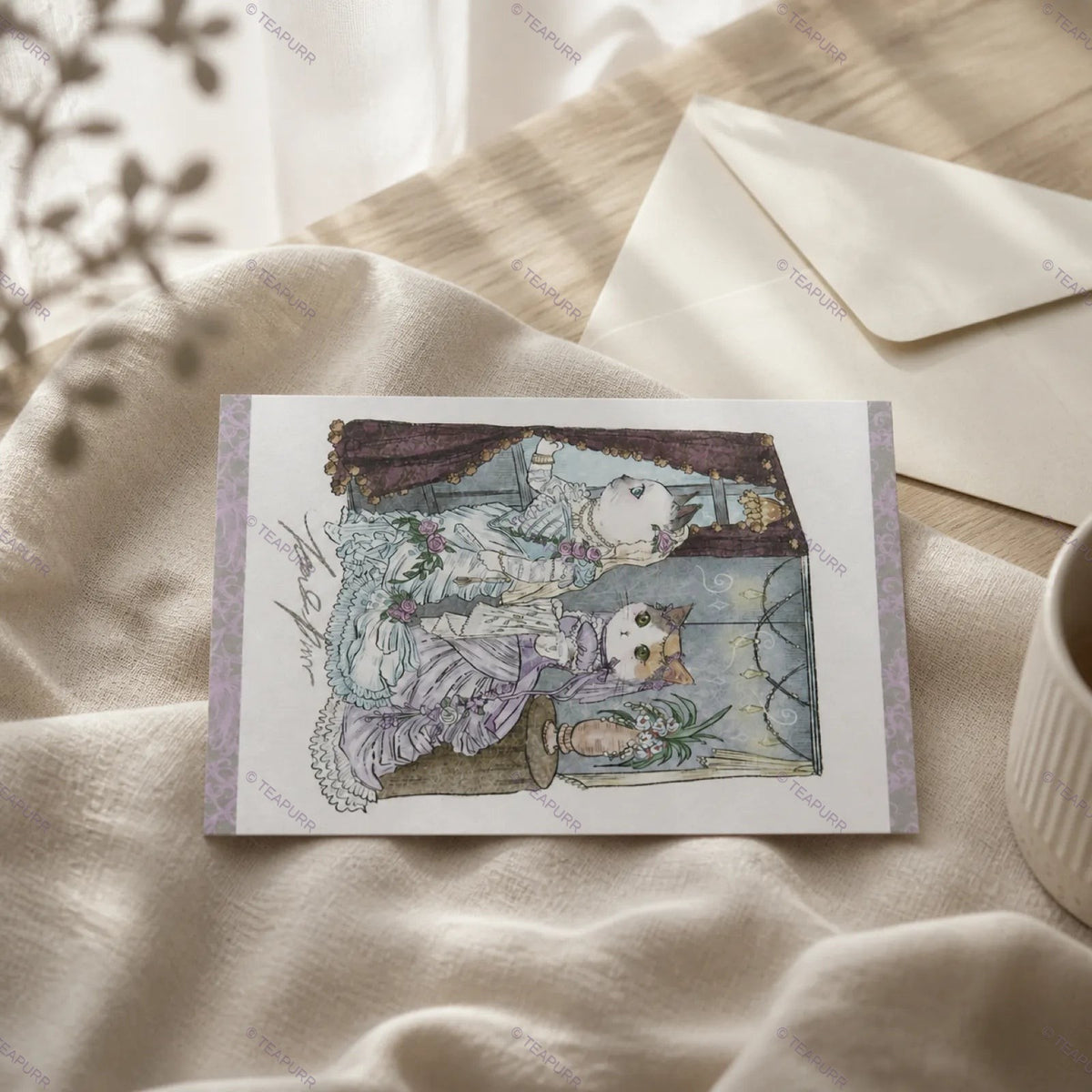 An Evening in the Parlour · Postcard