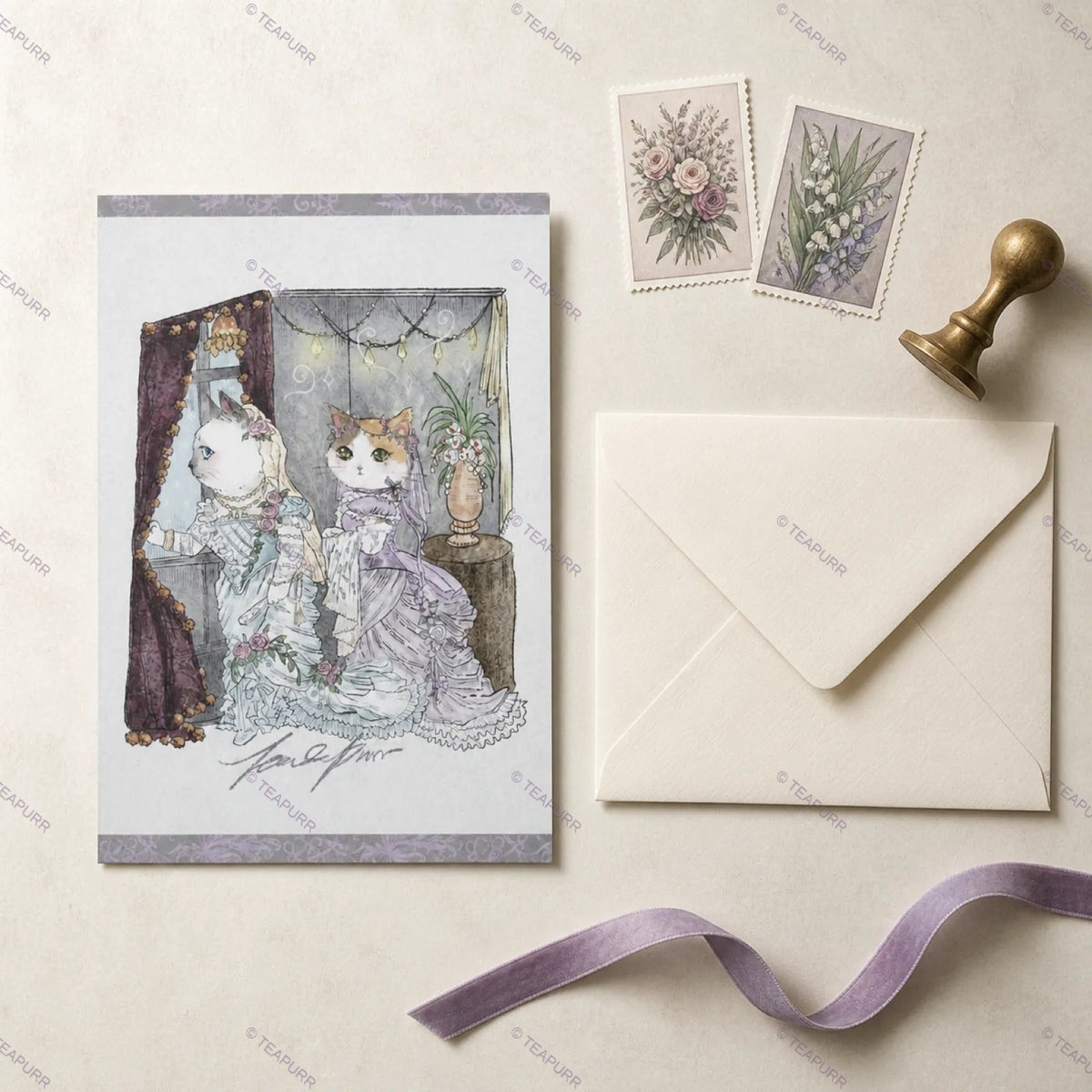 An Evening in the Parlour · Postcard