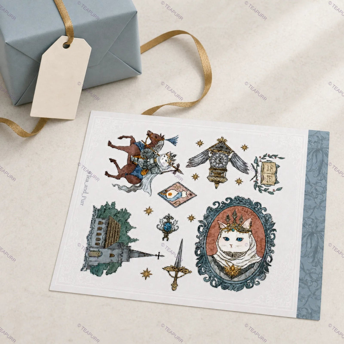 Fantasy Knight · Sticker Sheet