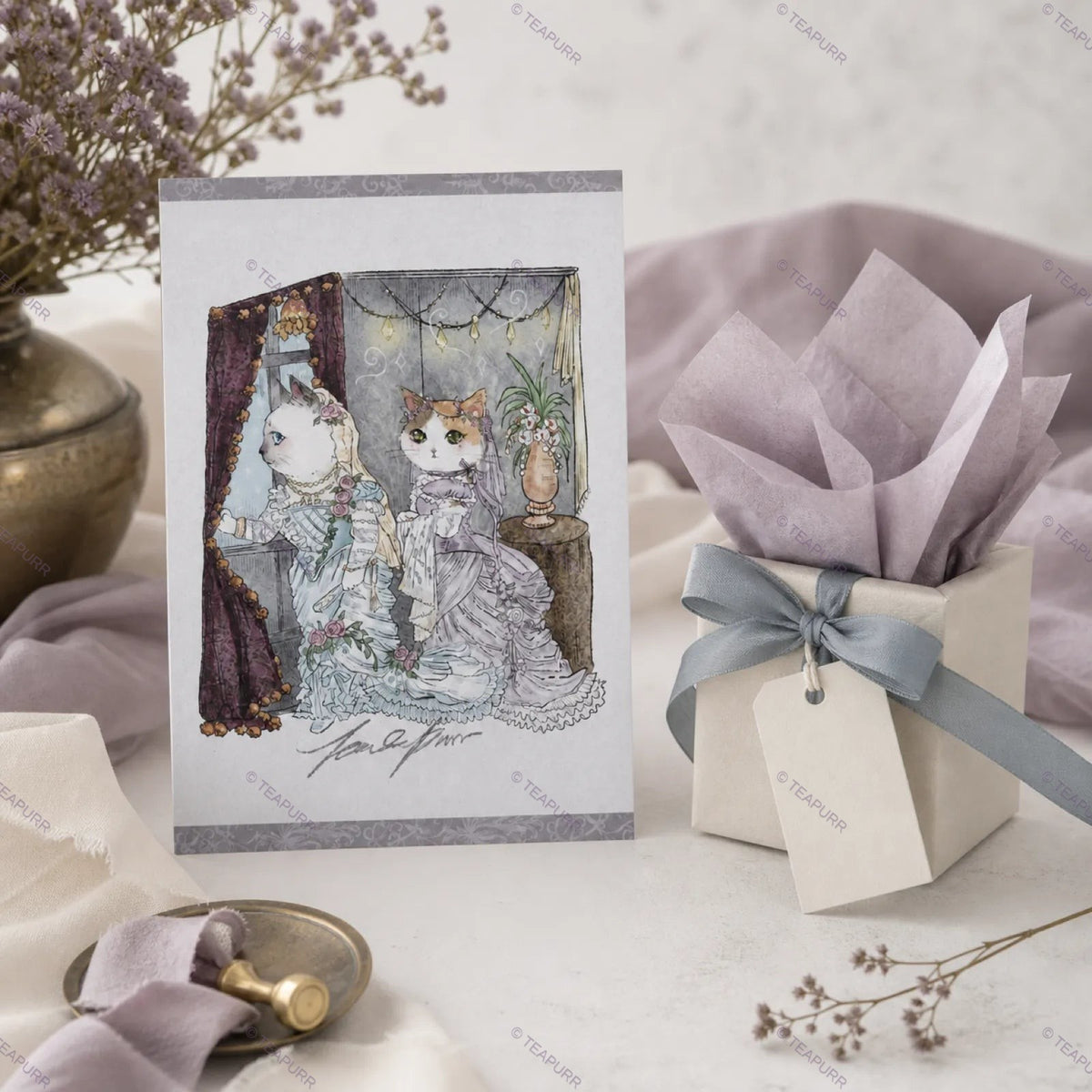 An Evening in the Parlour · Postcard