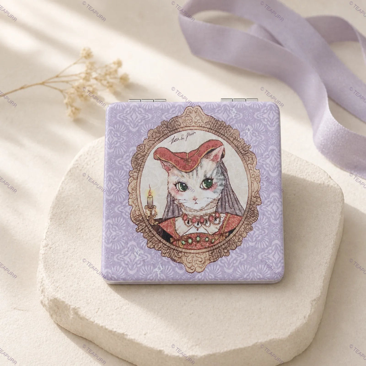 Renaissance Cat · Compact Mirror