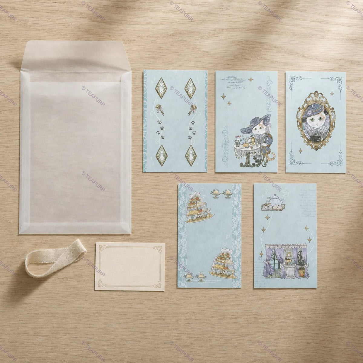 Midnight Tea · Decorative Paper Card Set