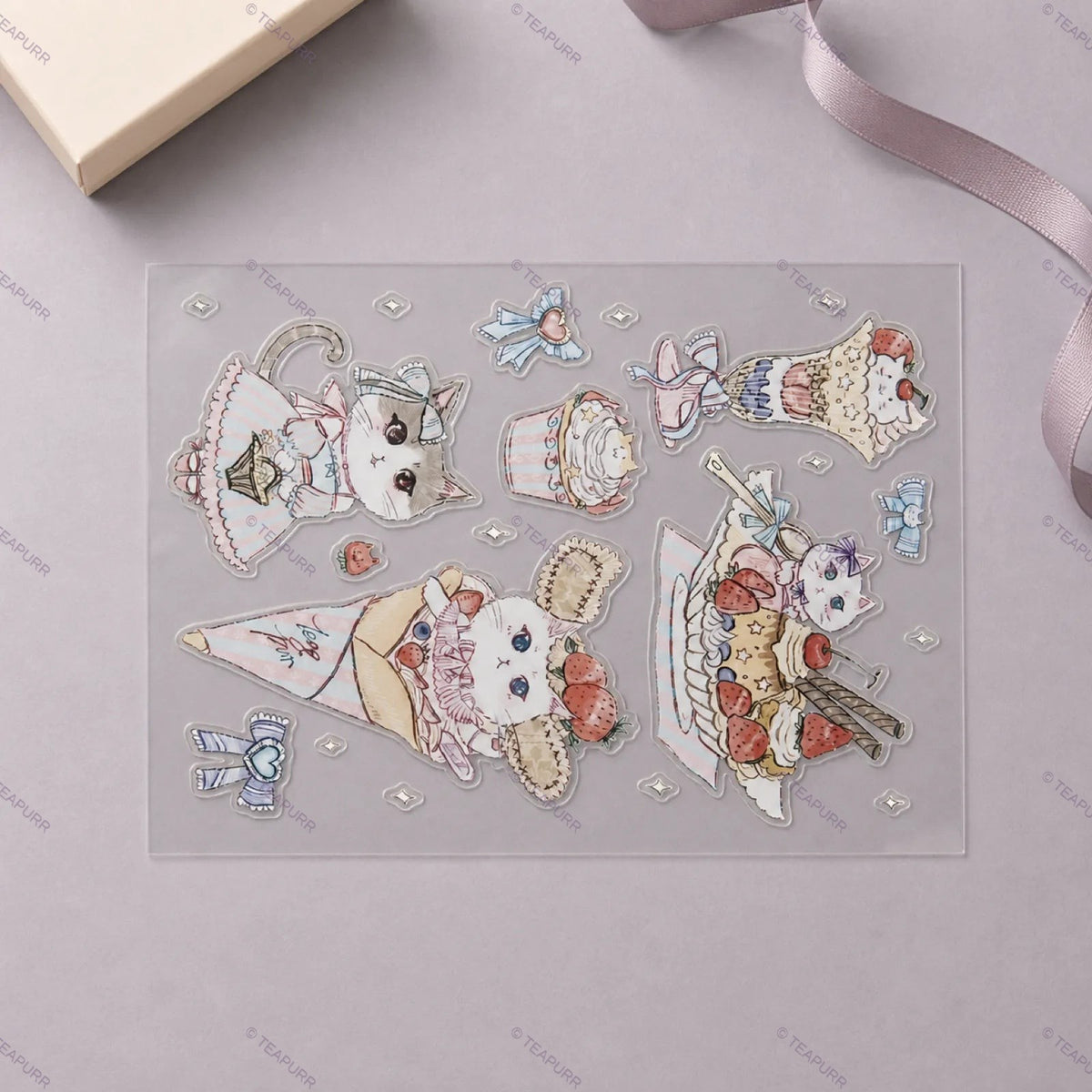 Strawberry Sweets · Holographic Sticker Sheet