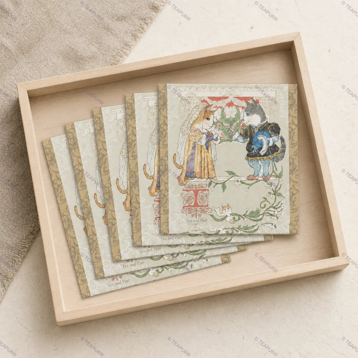 Renaissance Cat · Postcard Set