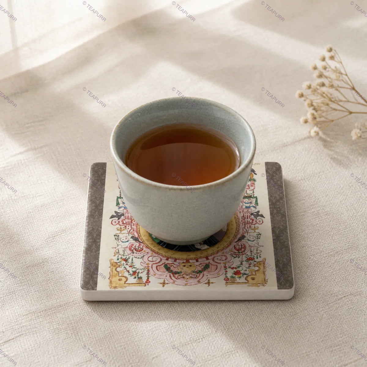 The Royal Court · Clay Coaster