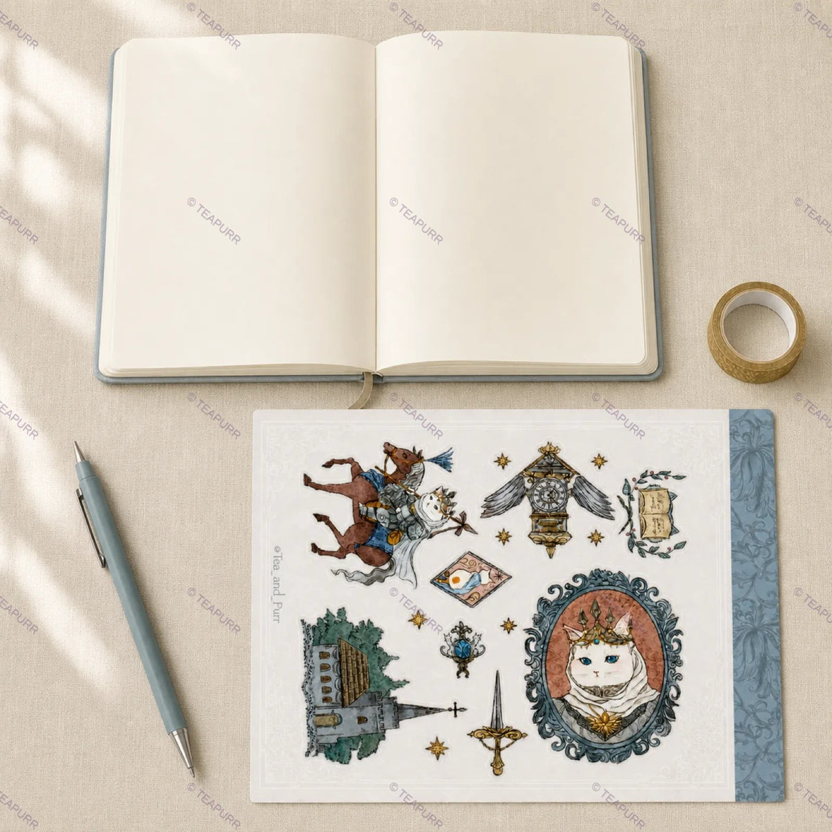 Fantasy Knight · Sticker Sheet