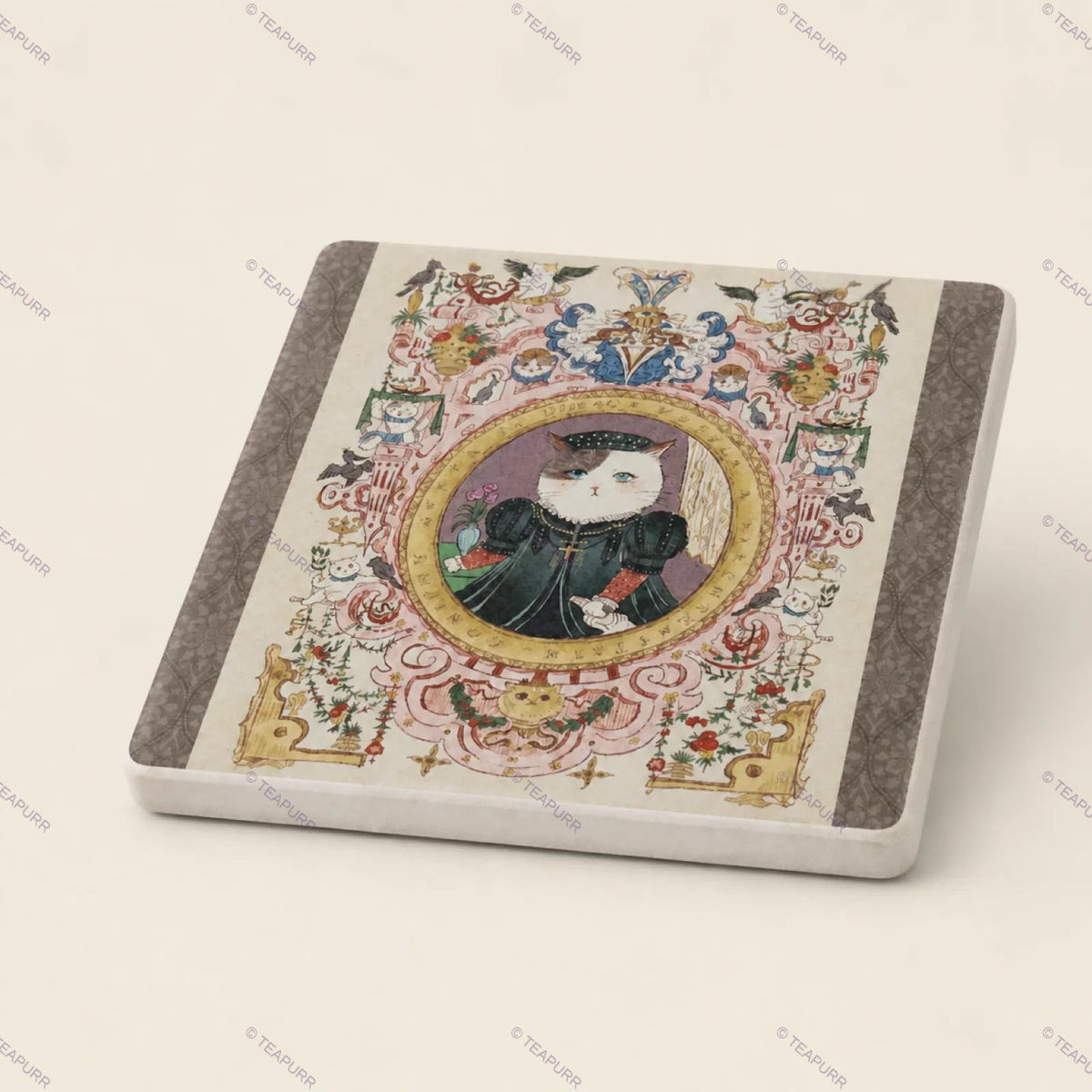 The Royal Court · Clay Coaster