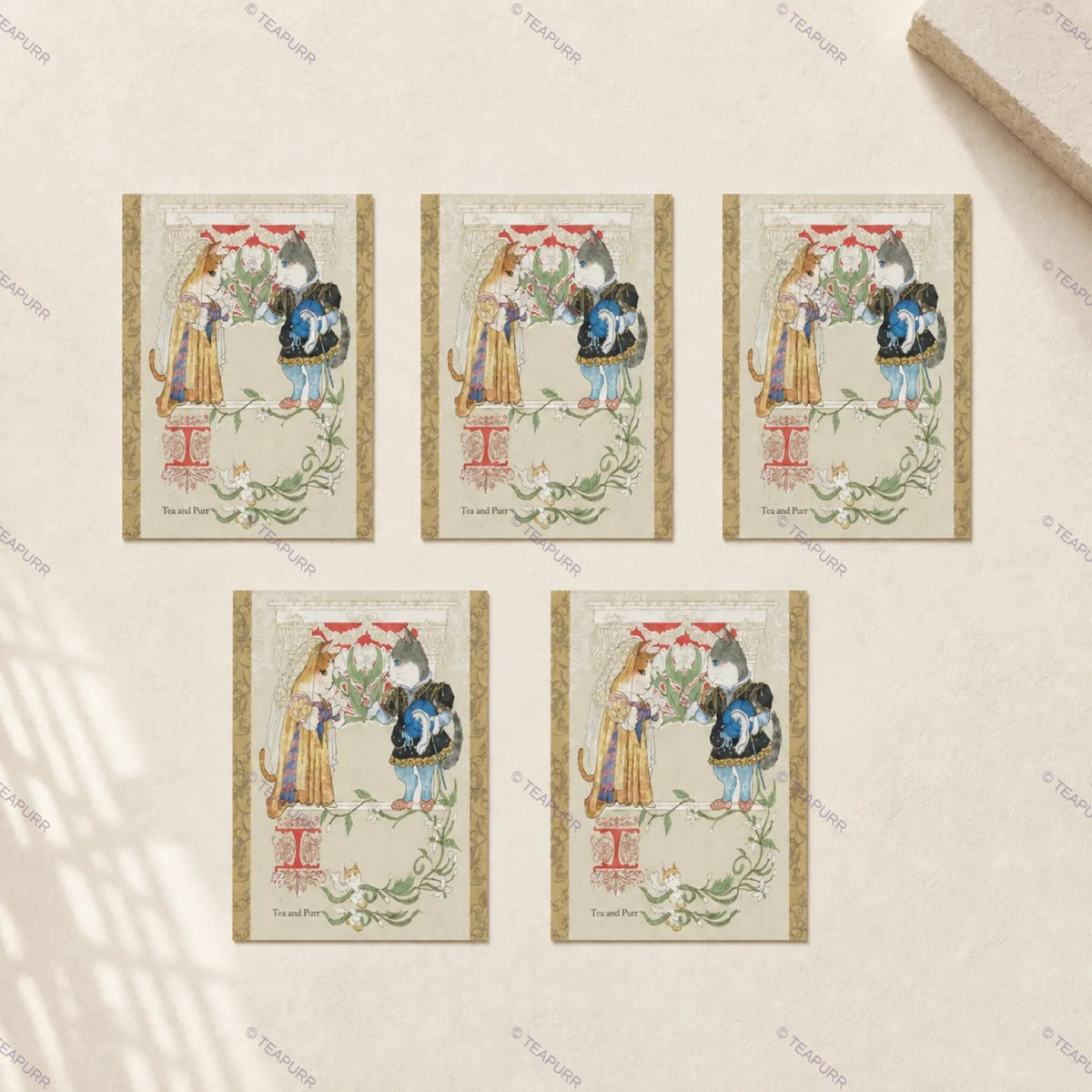 Renaissance Cat · Postcard Set