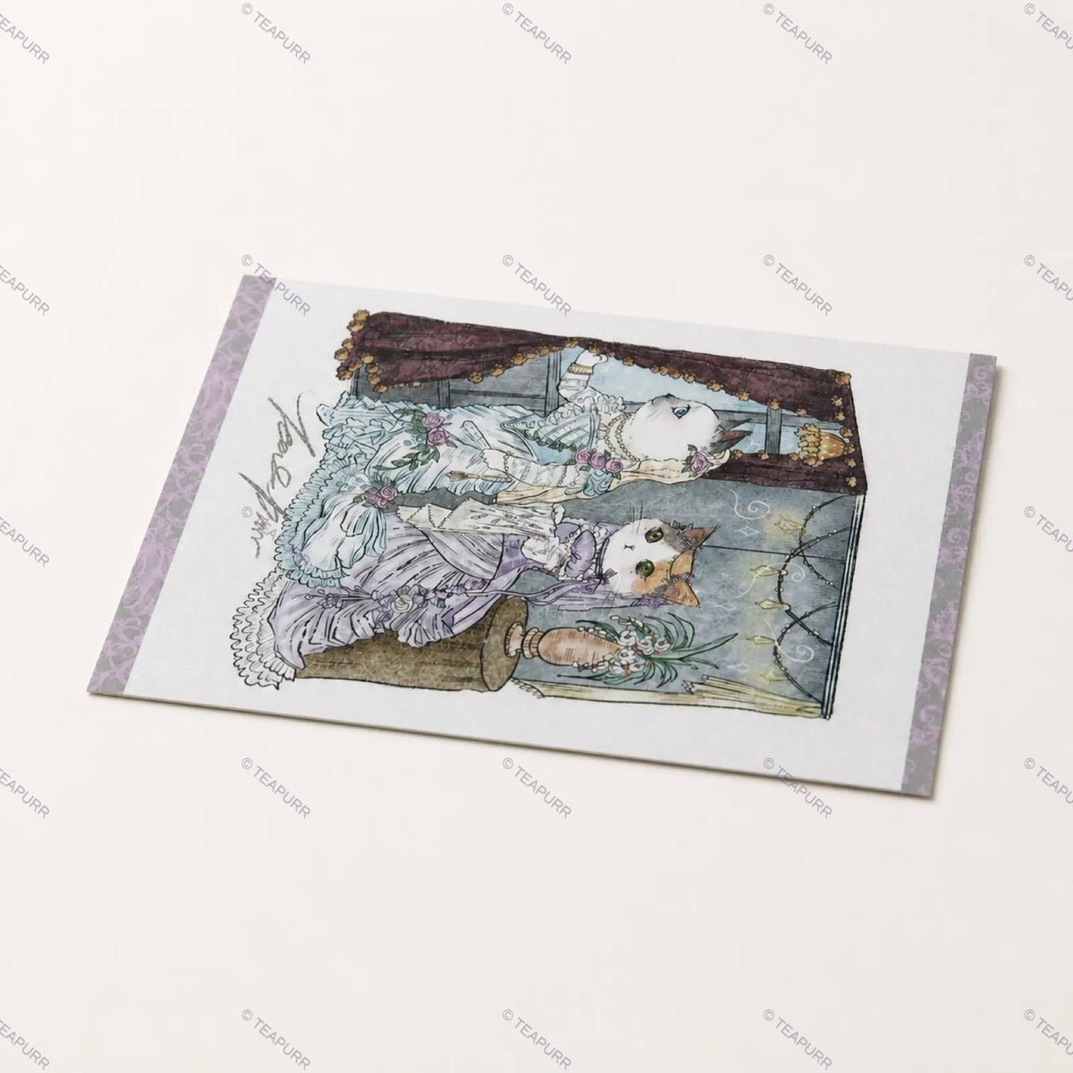 An Evening in the Parlour · Postcard
