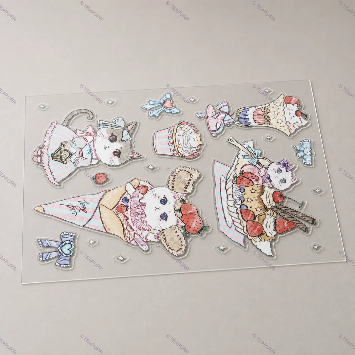 Strawberry Sweets · Holographic Sticker Sheet