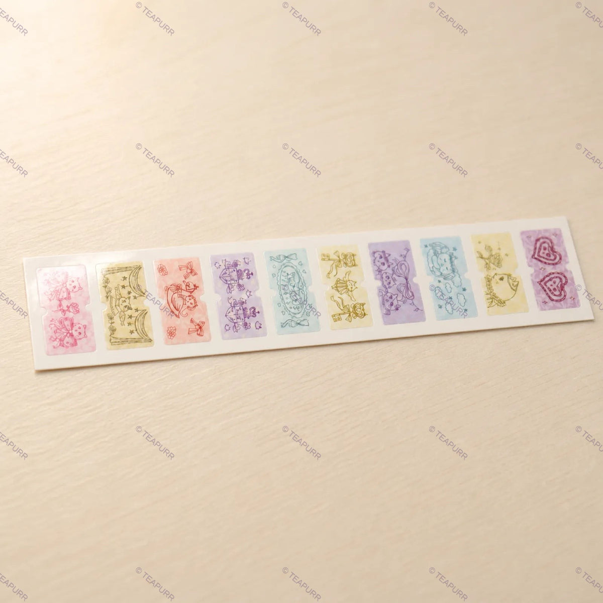 Rainbow Pastel · Ticket Sticker Set