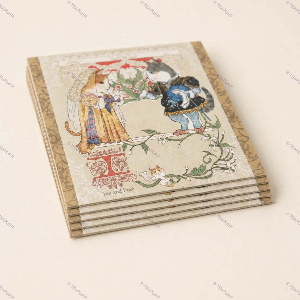 Renaissance Cat · Postcard Set