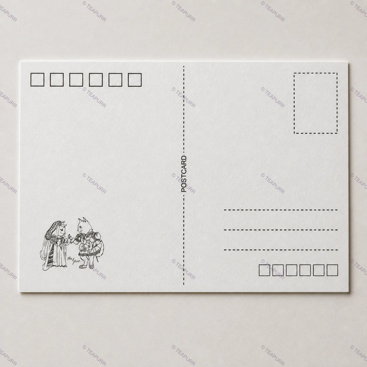 An Evening in the Parlour · Postcard
